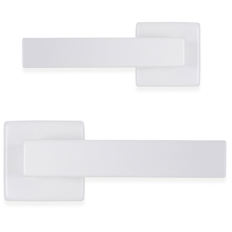 indruk blok Fluisteren Witte deurklink "Eliot" - complete set - Deurklink24 | De voordelige  deurklinken specialist
