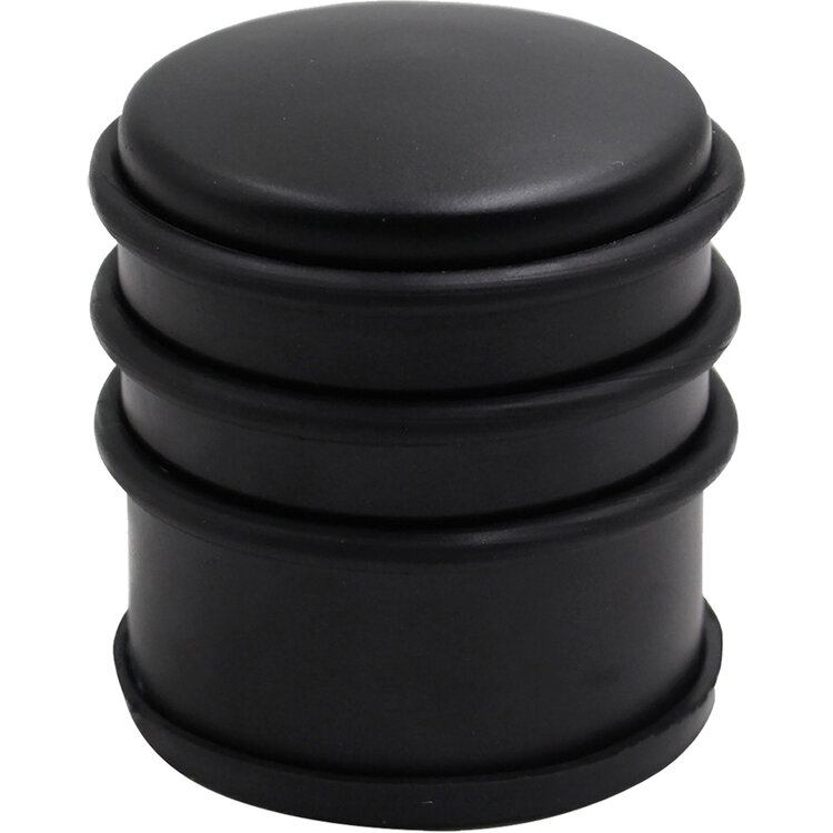 Deurstopper Dara mat zwart - diameter 7 x 7,7cm