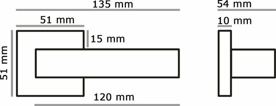 Eliot&reg; Deurbeslag set - deurklinken met deurrozetten baardsleutel 