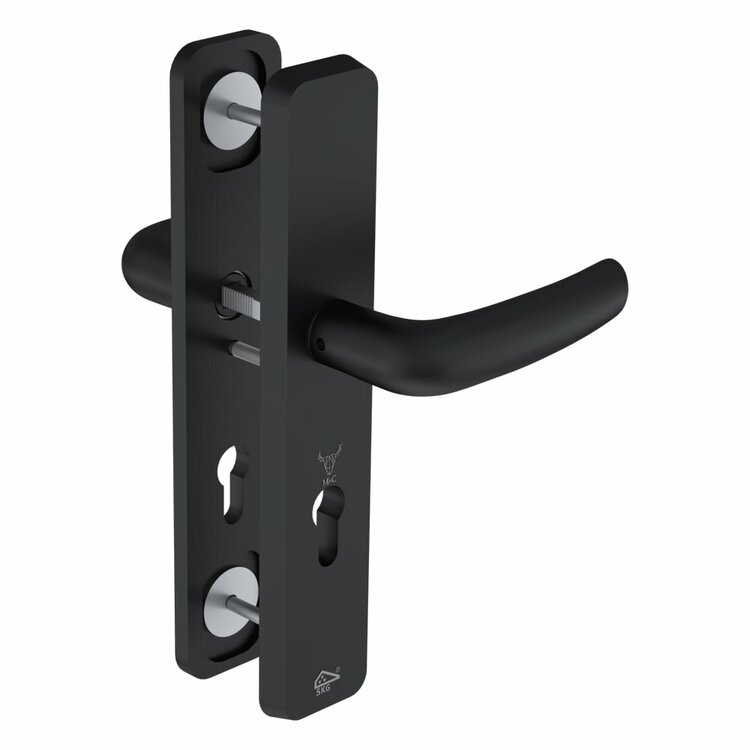 M&amp;C Universeel veiligheidsbeslag kruk/kruk PC72 zwart