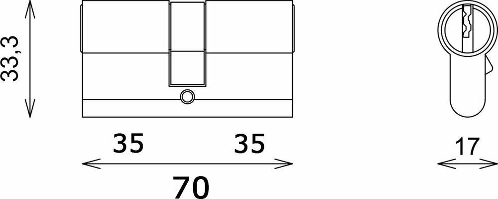 Betaalbare deurcilinder