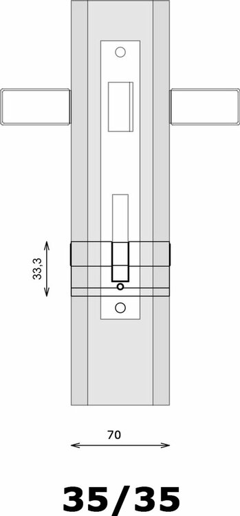 Betaalbare deurcilinder