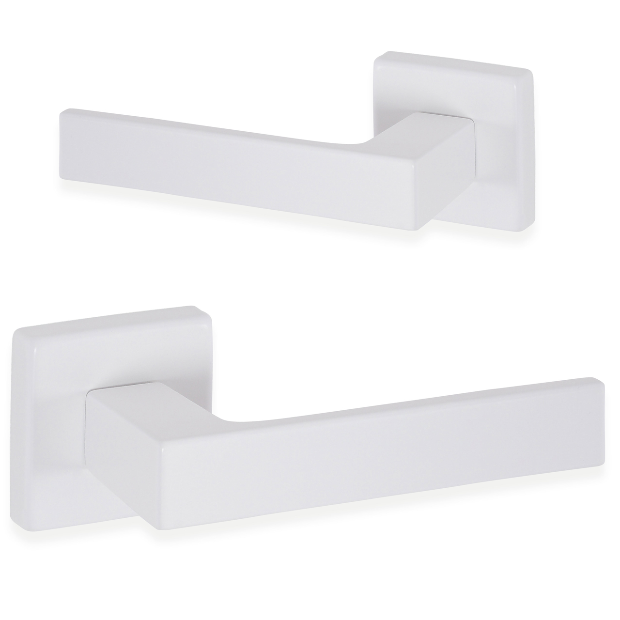indruk blok Fluisteren Witte deurklink "Eliot" - complete set - Deurklink24 | De voordelige  deurklinken specialist