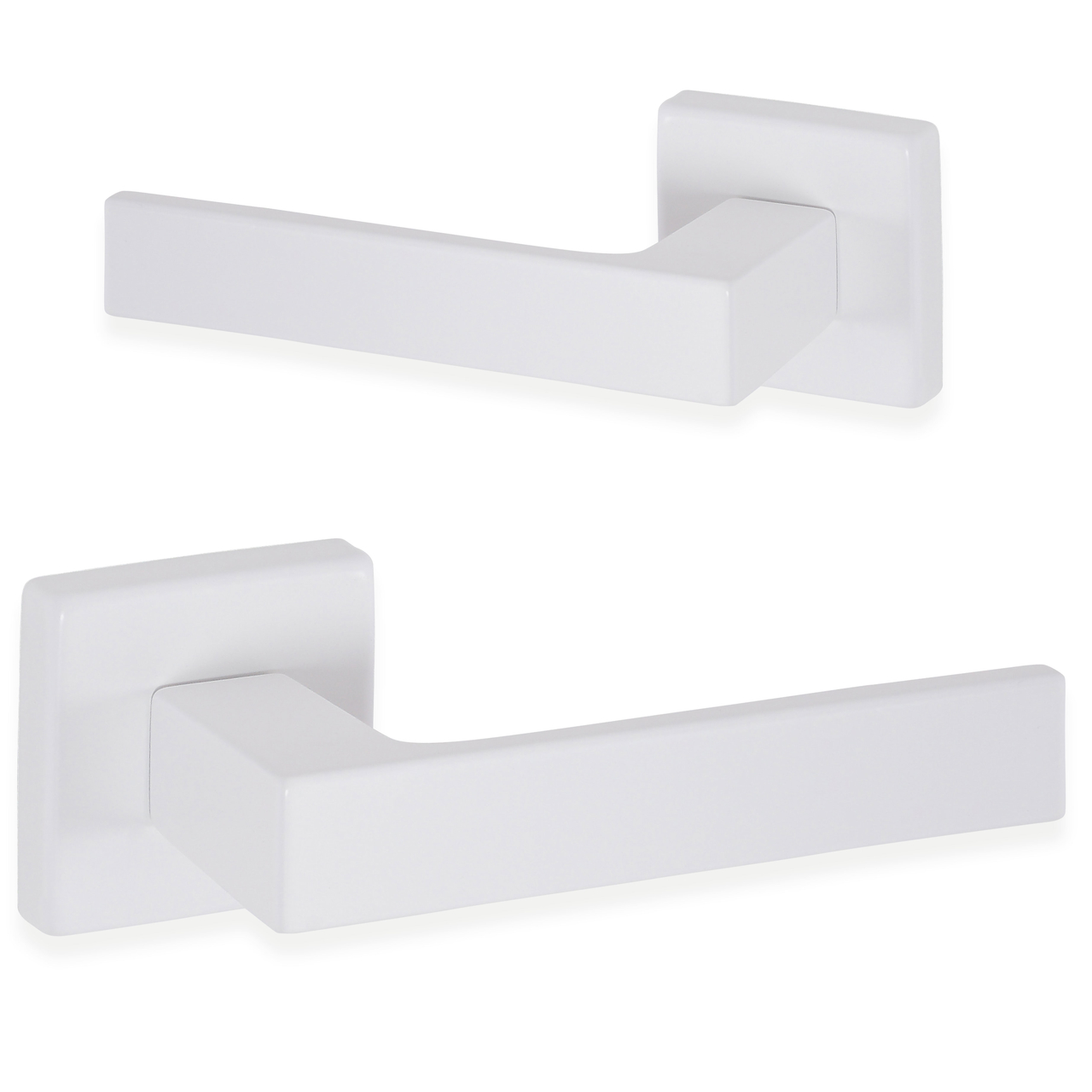 indruk blok Fluisteren Witte deurklink "Eliot" - complete set - Deurklink24 | De voordelige  deurklinken specialist
