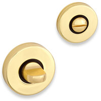 Daria rozet set - WC - rond - messing