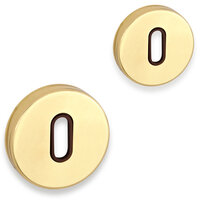 Daria rozet set - baardsleutel - rond - messing