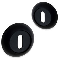 Rozet set Eliot baardsleutel - mat zwart