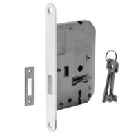 Insteekslot (meter)kast - witte voorplaat