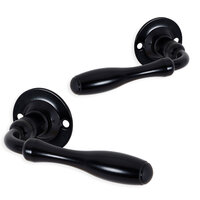 MAZOVIA Deurklink op rozet - zwart