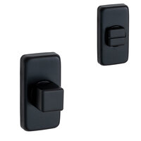 Rozet ELIOT - rechthoekig - WC - mat zwart