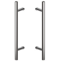 Deurgreep set - 140cm - 45º - ⌀ 32mm - RVS - T model 