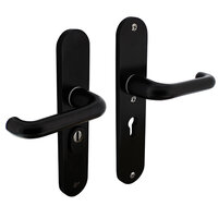 Intersteel Achterdeur veiligheidset zwart - rond