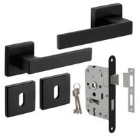 Eliot® Deurbeslag set - rozet baardsleutel - insteekslot baardsleutel incl. 2 sleutels