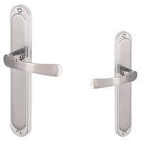 Sydney Deurklink op schild - blind - nikkel satijn