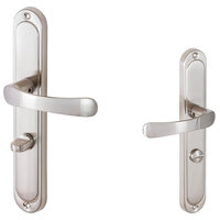 Sydney Deurklink op schild - nikkel satijn