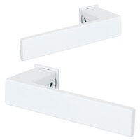 ELIOT deurklink op mini rozet - mat wit