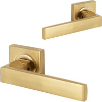 Eliot® VICTORIA deurklink set op rozet - mat goud