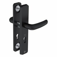 M&C Universeel veiligheidsbeslag kruk/kruk PC72 zwart