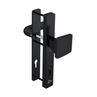 M&C smal veiligheidsbeslag greep/kruk PC92 zwart