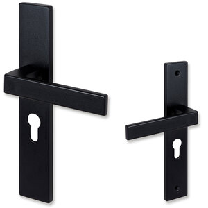 Eliot deurklink - profielcilinder - mat zwart - complete set
